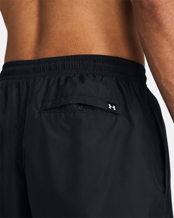 Men's UA Woven Volley Pride Shorts in Black image number 3